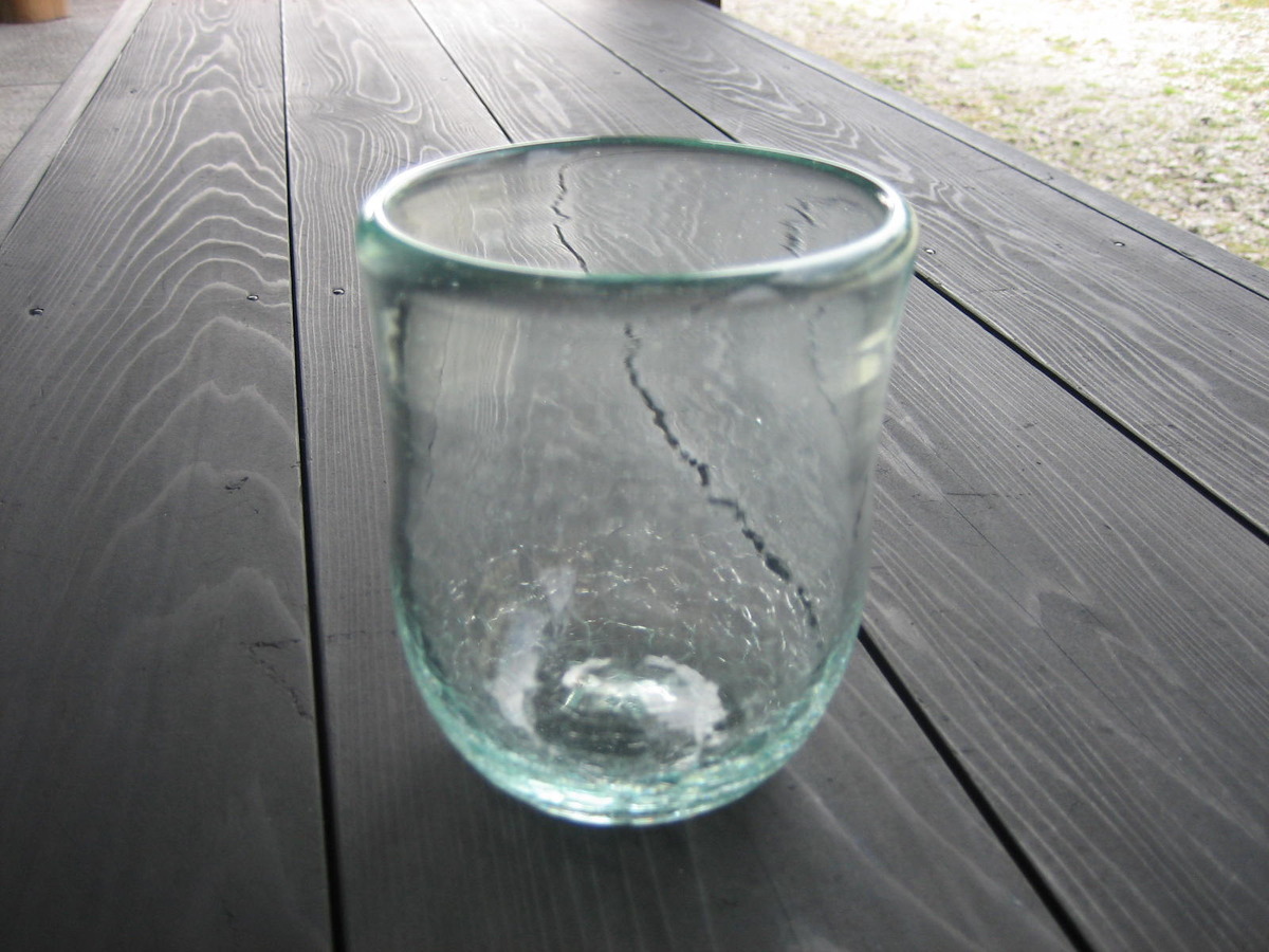 熊野のおもひでに…吹きガラス体験を…
